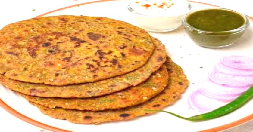 masala bajra roti recipe