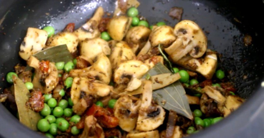 mushroom Paneer pulao recipe