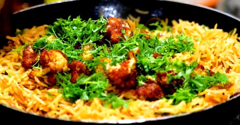 Gobi fried rice recipe