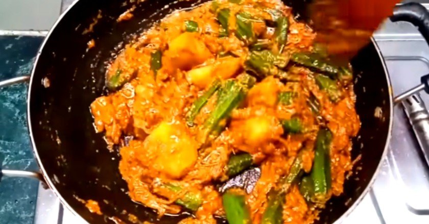 Aloo bhindi sabji recipe