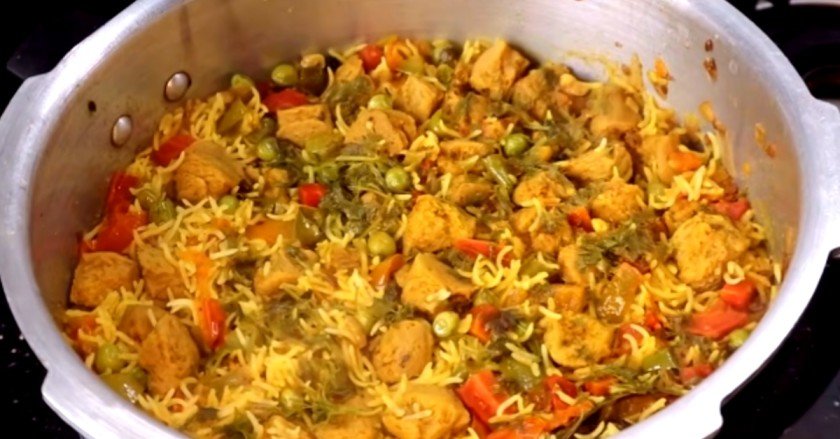 Soya chunks recipe pulao