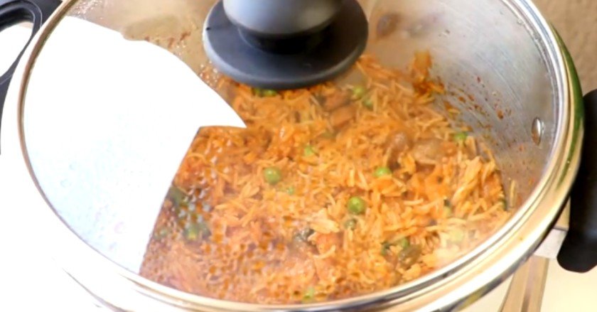 Mushroom pulao recipe in Hindi