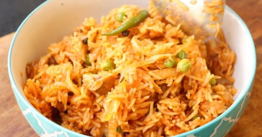 Mushroom pulao recipe in Hindi