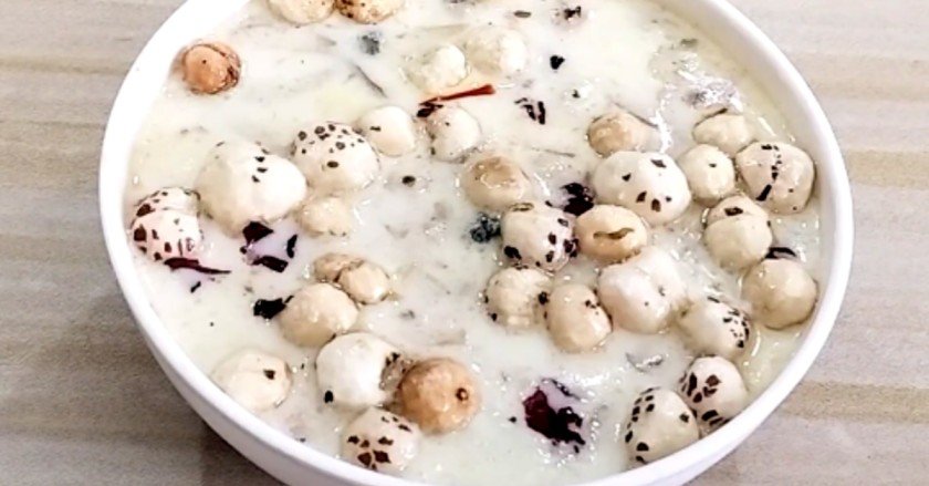 makhane ki kheer ghar per kaise banaen